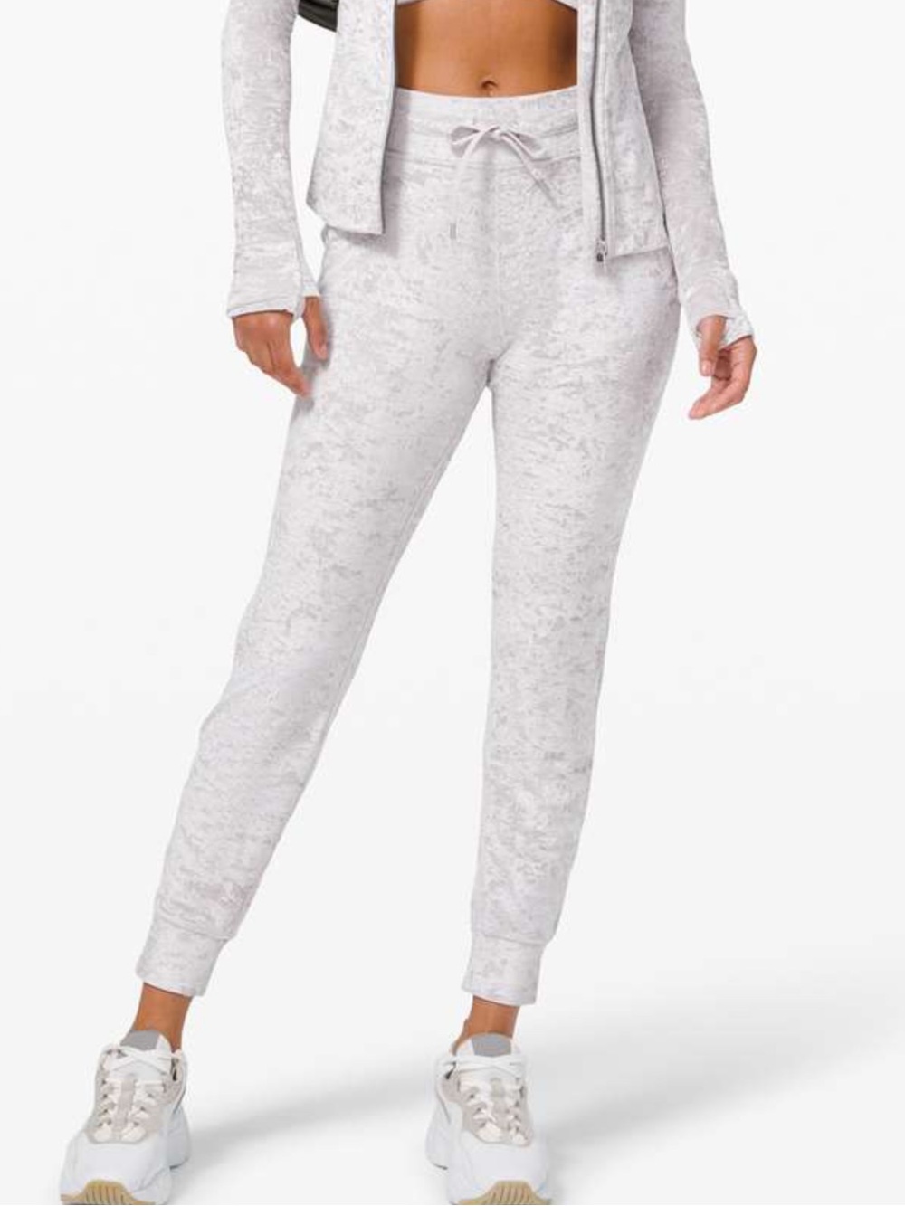 Lululemon Ready To Crush Jogger Chrome Women’s 10 Crushed Velvet